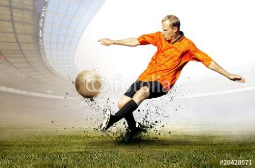 Fototapete Fussball, Motiv: 20428671